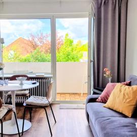 Moderne Ferienwohnung mit Loggia und Keller, hotel din Brasilien