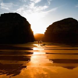 Apartamento Playa Catedrales con piscina y terraza, hotel a Barreiros