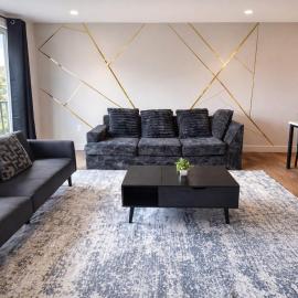 Designer UAB Condo King Bed Balcony View D2, viešbutis Birmingame