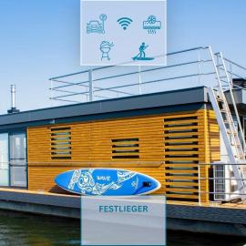Floatinghouse Schatzinsel、Klittenのホテル