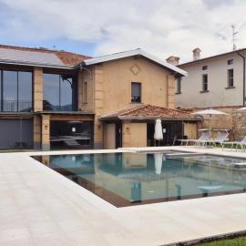 Elegant suite with porch and shared pool