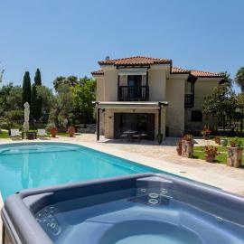 Eco Stone Villa with Private Pool and Jacuzzi