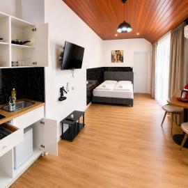 Modern Studio N1 private Kitchenette and Bathroom