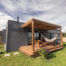 Dread Shack Nodo Norte 1 - Casa en Complejo Zona Santa Isabel, Chapa Para 4 PAX Con Parrilla - Hola Sur, hotel din Chapadmalal