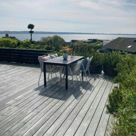 Wooden House With Panoramic View Of Ebeltoft Bay