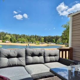 Chalet Meerzicht 10 - Vrijstaand luxe 6-persoons chalet met beschut en ruim terras aan het meer