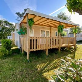 MOBIL-HOME "B30" tout confort avec piscine & lave-linge gratuit