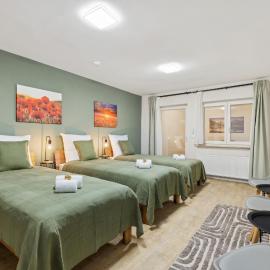 Moderne, vollausgestattete 3 BR-Wohnung zentrumnah, Hotel in Lich
