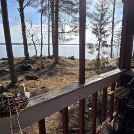 BOAT REQUIRED Traditional Finnish lakeside off-grid island cabin, Hotel in Joensuu