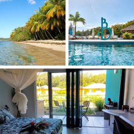 Appartement avec piscine et accès direct plage: Folle Anse şehrinde bir otel