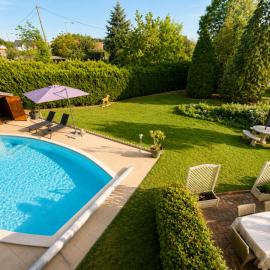 185 m duplex with pool near Strasbourg