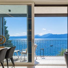 SalvatoreHomes - Casa Azura - Ultra Luxury Waterfront Apartment in the Heart of Torri del Benaco with Saltwater Pool & Direct Beach Access