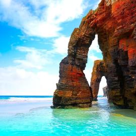 Apartamento Playa Catedrales con Piscina, hotel a Barreiros
