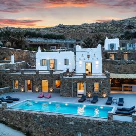 Villa Evita Panormos private pool & jacouzzi