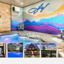 Jolene- Cabin Goals, Best Location, Pool & Hot Tub, Dogs!