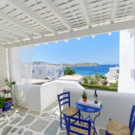 Apartment in Agios Ioannis Mykonos with Sea Views