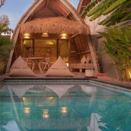 Private Pool Romantic Villa - Adults Only - VILLA PALMA - Gili Meno, hotel in Gili Meno