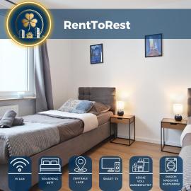 RtR Essen - Für bis zu 8 Personen - Voll ausgestattet - Zentral Limbecker Platz - Messe - Uniklinikum - Smart TV - Modern