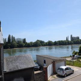 Vue Seine, maison avec cour privée, hotel u gradu Duclair