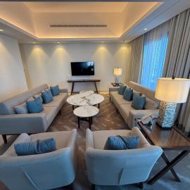 Viesnīca سحر المحيط لتأجير بيوت العطلات ocean magic 4BR luxury apartment , direct sea facing at Address beach resort Fujairah pilsētā Adh Dhayd