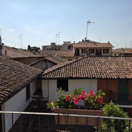 Centro storico con box auto