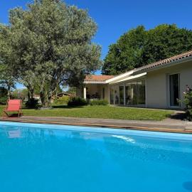 Maison Landaise, piscine, nature et plage