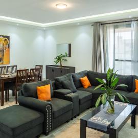Residence Zeyna Ngor Almadies, Dakar, Senegal- Appart 3 chambres, 3 salles de bain, hotell i Dakar