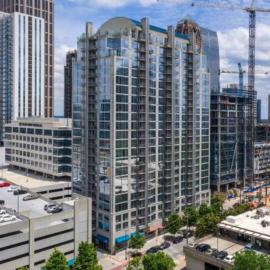Atlanta Midtown High-Rise Condo With King Bed Free Parking and Balcony With View