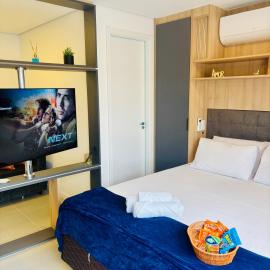 Studio 112 Luxuoso Cama Queen Ar Condicionado e Cozinha Completa