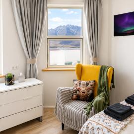 Aurora Apartament, hotell i Borgarnes