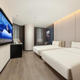 Atour Hotel Fuzhou Financial Street Wanda Guangming Harbour Metro Station, hotelli kohteessa Fuzhou