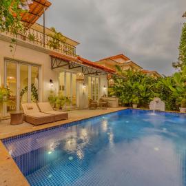 ELIVAAS Signature Elysium Villa Portuguese-Inspired 3-BHK Villa With Pool & Gazebo near Vagator Beach