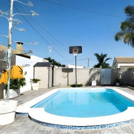 Villa con piscina privada Jardin Barbacoa Conil