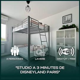 Le 82 - Studio pour 4 à 3 minutes de Disneyland Paris, hotel in Montévrain