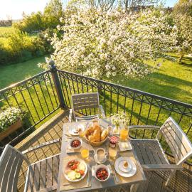 Bauernhaus 1 -Lund, mit Balkon-