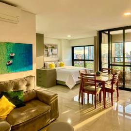 Flat Planejado com Vista para Avenida Afonso Pena, hotel in Campo Grande
