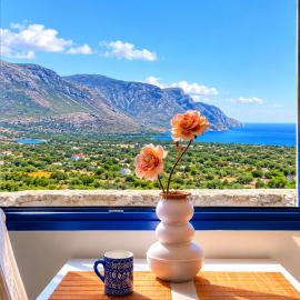 Pano Chorio Tilos, hotell i Megálon Choríon