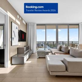 HYDE BEACH HOUSE THREE-BEDROOM, WATERFRONT, OCEAN AND INTERCOSTAL VIEW, ROOFTOP POOL, 5 MiN WALK TO BEACH, NO RESORT & PARKING FEES, CHECK DETAILS