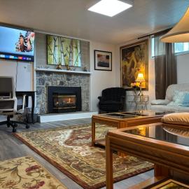 Roomy 2 bedroom 1 bath with private entrance, with fenced yard, and sports court