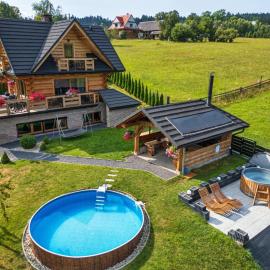 Luxury holiday villa, pool, sauna, jacuzzi, hotel u gradu 'Nowy Targ'