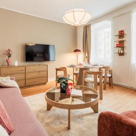 Paar & Familien-Paradies I 2 Schlafbereiche I 60 qm I kostenfreier Parkplatz I Ruhige Lage I Barrierearm