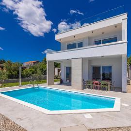 Villa MATE s bazenom i prekrasnim pogledom na more, hotel a Kornić