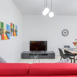 Modern Apartment with Sofabed & Balcony in Gzira GZR056