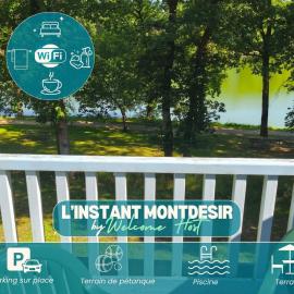 L'instant Montdesir, 4 pers, Piscine et Lac, hôtel à Monflanquin