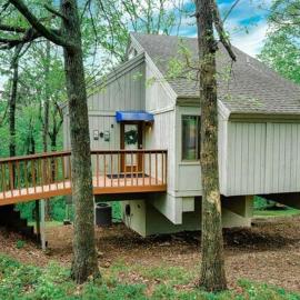 Treehouse style home near Lake Norwood, hôtel à Bella Vista