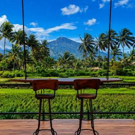 Les Rizieres Lombok, hotell i Tetebatu