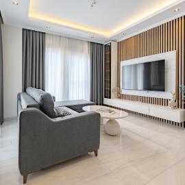 Luxuswohnung in Alanya mit 270 Grad Panoramablick auf Berge und Fluss