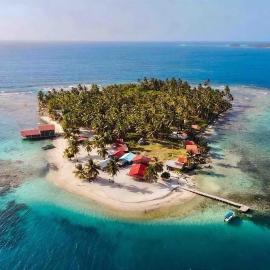 Isla Diablo San blas cabaña en la orilla del mar, hotel v destinaci Cagantupo