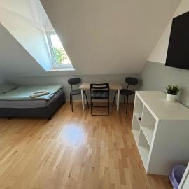 Zimmer für 3 Personen, Kühlschrank-Bad, hotel in Meine