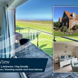 Sunrise View - Balcony and Seaview - Part of the The Bay Filey Holiday Village with pool, gym and direct beach access, pub, restaurant, tennis and meadows walks